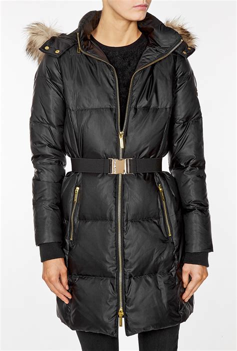 marshalls.com michael kors hooded black down jacket l|Marshalls ladies winter jackets.